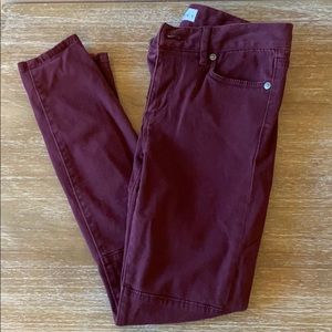 Loft Burgundy Legging Pant